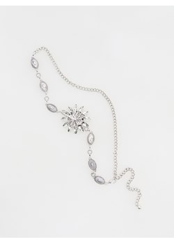 Reserved - Biżuteryjny pasek z zawieszkami - srebrny ze sklepu Reserved w kategorii Paski damskie - zdjęcie 186217776