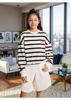 Sinsay - Bluza crewneck w paski - wielobarwny ze sklepu Sinsay w kategorii Bluzy dziewczęce - zdjęcie 186218039