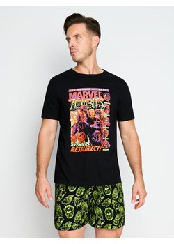 Sinsay - Bawełniana piżama dwuczęściowa z nadrukiem Marvel Kawaii Art Collection - wielobarwny - id: 018EM-MLC - marki Sinsay - 186218397 Sinsay - Bawełniana piżama dwuczęściowa z nadrukiem Marvel Kawaii Art Collection - wielobarwny ze sklepu Sinsay w kategorii Piżamy męskie - zdjęcie 186218397