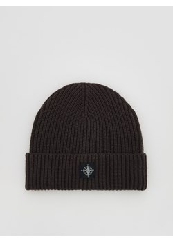 Reserved - Czapka beanie z wiskozą - ciemnoszary ze sklepu Reserved w kategorii Czapki zimowe męskie - zdjęcie 186220059