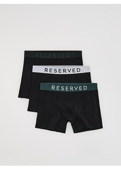 Reserved - 3 pack bokserek Long - czarny ze sklepu Reserved w kategorii Majtki męskie - zdjęcie 186220075