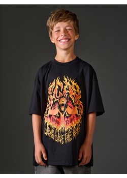 Sinsay - Bawełniana koszulka z nadrukiem Lion King - czarny ze sklepu Sinsay w kategorii T-shirty chłopięce - zdjęcie 186221416