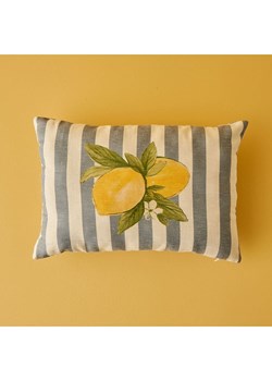 BELLA MAISON Poszewka w kolorze kremowo-niebiesko-żółtym na poduszkę - 35 x 50 cm ze sklepu Limango Polska w kategorii Poduszki dekoracyjne - zdjęcie 186221585