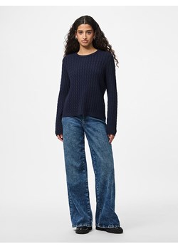 Pieces Sweter &quot;Pcfia&quot; w kolorze granatowym ze sklepu Limango Polska w kategorii Swetry damskie - zdjęcie 186223319