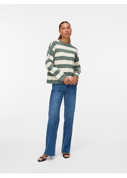 Vero Moda Sweter w kolorze zielono-kremowym - id: 17640765 - marki Vero Moda - 186223446 Vero Moda Sweter w kolorze zielono-kremowym ze sklepu Limango Polska w kategorii Swetry damskie - zdjęcie 186223446