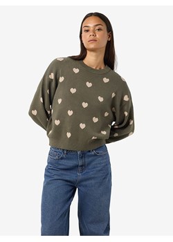 Noisy may Sweter w kolorze oliwkowo-beżowym ze sklepu Limango Polska w kategorii Swetry damskie - zdjęcie 186223917