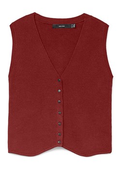 Vero Moda Top dzianinowy w kolorze bordowym ze sklepu Limango Polska w kategorii Bluzki damskie - zdjęcie 186224005