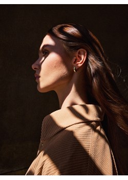 Mohito - Kolczyki pozłacane - złoty ze sklepu Mohito w kategorii Kolczyki - zdjęcie 186224266