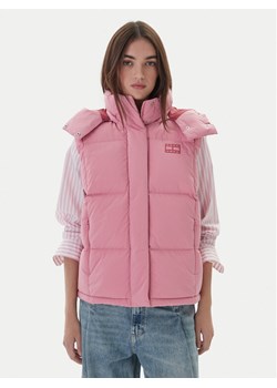 Tommy Jeans Bezrękawnik Tjw Alaska Grid Down Vest DW0DW21627 Różowy Regular Fit ze sklepu MODIVO w kategorii Kamizelki damskie - zdjęcie 186225955