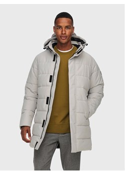 Only & Sons Płaszcz zimowy Carl Long 22020156 Szary Regular Fit ze sklepu MODIVO w kategorii Płaszcze męskie - zdjęcie 186226067