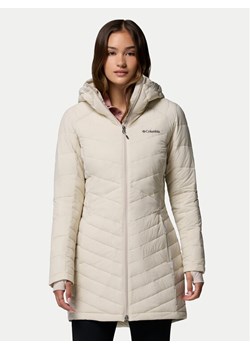 Columbia Płaszcz zimowy Joy Peak™ II 2088641 Beżowy Regular Fit ze sklepu MODIVO w kategorii Płaszcze damskie - zdjęcie 186226085