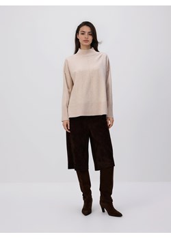 Reserved - Sweter z domieszką wełny - beżowy ze sklepu Reserved w kategorii Swetry damskie - zdjęcie 186227815