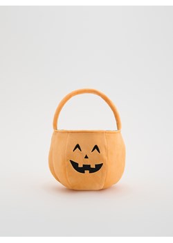 Reserved - Koszyk na Halloween - pomarańczowy - id: 154FQ-22X - marki Reserved - 186227839 Reserved - Koszyk na Halloween - pomarańczowy ze sklepu Reserved w kategorii Akcesoria dziecięce - zdjęcie 186227839