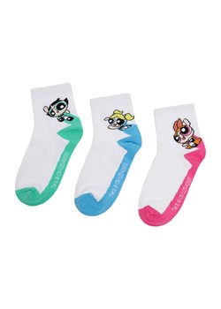 Skarpetki POWERPUFF GIRLS CEO-ACCCS-AW25-314WBPPG(3-PACK) ze sklepu ccc.eu w kategorii Skarpetki dziecięce - zdjęcie 186228747