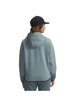 Damska bluza treningowa rozpinana z kapturem Under Armour Unstoppable Fleece FZ - niebieska ze sklepu Sportstylestory.com w kategorii Bluzy damskie - zdjęcie 186230135