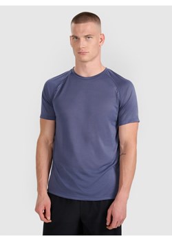 Męska koszulka do biegania 4F 4FWAW25TFTSM1499 - niebieska ze sklepu Sportstylestory.com w kategorii T-shirty męskie - zdjęcie 186230279