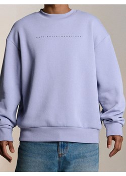 Sinsay - Bluza z napisem - fioletowy ze sklepu Sinsay w kategorii Bluzy męskie - zdjęcie 186231446