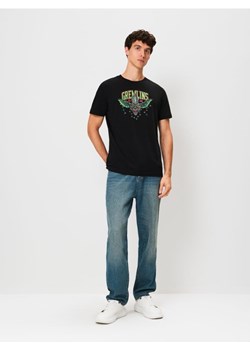 Sinsay - Koszulka z krótkim rękawem Gremlins - czarny ze sklepu Sinsay w kategorii T-shirty męskie - zdjęcie 186231487