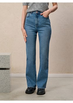 Sinsay - Jeansy flare mid waist - niebieski ze sklepu Sinsay w kategorii Jeansy damskie - zdjęcie 186231557