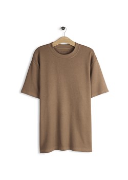 GATE Prążkowany T-shirt typu ottoman S ze sklepu gateshop w kategorii T-shirty męskie - zdjęcie 186232925