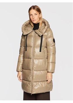 Save The Duck Płaszcz zimowy D45510W LUCK15 Beżowy Regular Fit ze sklepu MODIVO w kategorii Płaszcze damskie - zdjęcie 186233209