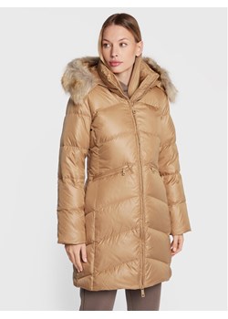 Calvin Klein Płaszcz zimowy Essential K20K204953 Beżowy Regular Fit ze sklepu MODIVO w kategorii Płaszcze damskie - zdjęcie 186233307