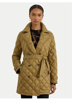 LAUREN RALPH LAUREN Płaszcz zimowy 297979514002 Brązowy Straight Fit ze sklepu MODIVO w kategorii Płaszcze damskie - zdjęcie 186233309