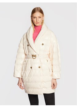 PINKO Płaszcz zimowy Izar 1G18CX A00N Różowy Regular Fit ze sklepu MODIVO w kategorii Płaszcze damskie - zdjęcie 186233379