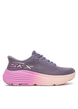 Buty do biegania Skechers Max Cushioning Endeavour 129473/PUR Fioletowy ze sklepu eobuwie.pl w kategorii Buty sportowe damskie - zdjęcie 186233499