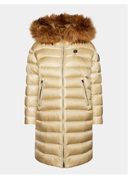 Blauer Płaszcz zimowy 23WBLDK03094 Beżowy Regular Fit ze sklepu MODIVO w kategorii Płaszcze damskie - zdjęcie 186233555