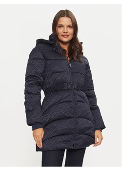 Guess Płaszcz zimowy Seline W4BL58 WGL72 Granatowy Regular Fit ze sklepu MODIVO w kategorii Kurtki damskie - zdjęcie 186233568