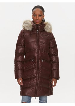 Calvin Klein Płaszcz zimowy K20K207071 Brązowy Regular Fit ze sklepu MODIVO w kategorii Płaszcze damskie - zdjęcie 186233677