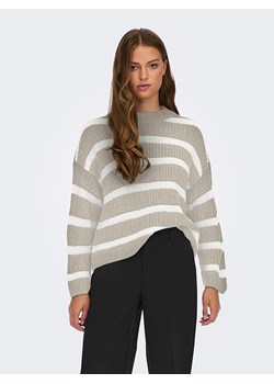 JDY Sweter w kolorze beżowo-białym ze sklepu Limango Polska w kategorii Swetry damskie - zdjęcie 186238029