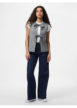 Pieces Kamizelka "Pcsilly" w kolorze szarym ze sklepu Limango Polska w kategorii Kamizelki damskie - zdjęcie 186240708