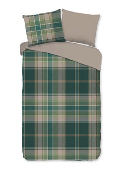 Good Morning Komplet pościeli flanelowej &quot;Dirkje&quot; w kolorze zielonym ze sklepu Limango Polska w kategorii Pościele - zdjęcie 186241026