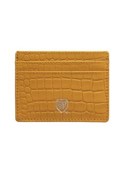 Skórzane etui antykradzieżowe na karty zbliżeniowe RFID (Żółty, Croco) - id: 436 - marki Koruma - 186242645 Skórzane etui antykradzieżowe na karty zbliżeniowe RFID (Żółty, Croco) ze sklepu Koruma ID Protection w kategorii Etui - zdjęcie 186242645