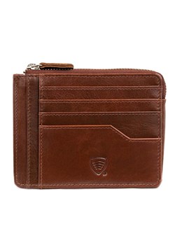 Portfel RFID zamykany na zamek na karty i dowód rejestracyjny (Brąz) ze sklepu Koruma ID Protection w kategorii Portfele męskie - zdjęcie 186243155