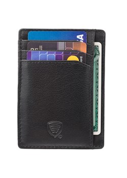 Ultra Slim skórzane etui na karty RFID do marynarki (Czarny mat) - id: 700 - marki Koruma - 186243409 Ultra Slim skórzane etui na karty RFID do marynarki (Czarny mat) ze sklepu Koruma ID Protection w kategorii Etui - zdjęcie 186243409