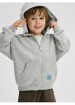 Reserved - Bluza z kapturem - jasnoszary - id: 011FK-09M - marki Reserved - 186243788 Reserved - Bluza z kapturem - jasnoszary ze sklepu Reserved w kategorii Bluzy chłopięce - zdjęcie 186243788