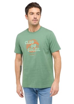 Męski T-Shirt Mustang Style Austin Dark Ivy 1016278 6326 ze sklepu YouNeedit.pl w kategorii T-shirty męskie - zdjęcie 186244295