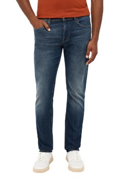 Męskie Spodnie Jeansowe Mustang Style Vegas Slim Denim Blue 1014590 5000 783 ze sklepu YouNeedit.pl w kategorii Jeansy męskie - zdjęcie 186244386
