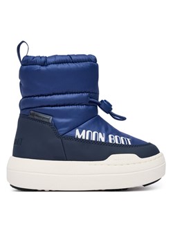 Śniegowce Moon Boot Jr Park Tube Mid Wp 80D3440090 S Granatowy ze sklepu eobuwie.pl w kategorii Buty zimowe dziecięce - zdjęcie 186245046