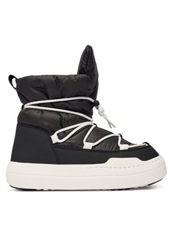 Śniegowce Moon Boot Jr Park lace Mid 80D3440070 D Czarny ze sklepu eobuwie.pl w kategorii Buty zimowe dziecięce - zdjęcie 186245065
