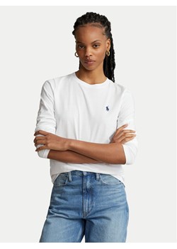 Polo Ralph Lauren Bluzka 211898699001 Biały Regular Fit ze sklepu MODIVO w kategorii Bluzki damskie - zdjęcie 186245466