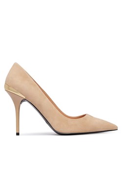 LOVE MOSCHINO Szpilki JA10459G0NJA0104 Beżowy ze sklepu MODIVO w kategorii Czółenka - zdjęcie 186245476