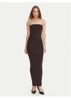 Wolford Sukienka wieczorowa 50795 Brązowy Slim Fit - id: 0000305653833 - marki Wolford - 186245485 Wolford Sukienka wieczorowa 50795 Brązowy Slim Fit ze sklepu MODIVO w kategorii Sukienki - zdjęcie 186245485