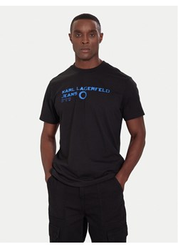 Karl Lagerfeld Jeans T-Shirt A4M17022 Czarny Regular Fit ze sklepu MODIVO w kategorii T-shirty męskie - zdjęcie 186245518