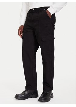 Karl Lagerfeld Jeans Spodnie materiałowe A4M10100 Czarny Regular Fit ze sklepu MODIVO w kategorii Spodnie męskie - zdjęcie 186245556