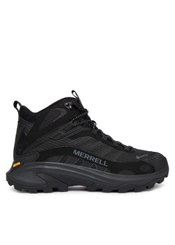 Merrell Trekkingi Moab Speed 2 Mid Gtx J037501 Czarny ze sklepu MODIVO w kategorii Buty trekkingowe męskie - zdjęcie 186245568