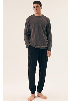 Henderson bawełniana piżama męska szaro-czarna Mike 43034-90X, Kolor szaro-czarny, Rozmiar L, Henderson ze sklepu Primodo w kategorii Piżamy męskie - zdjęcie 186246387